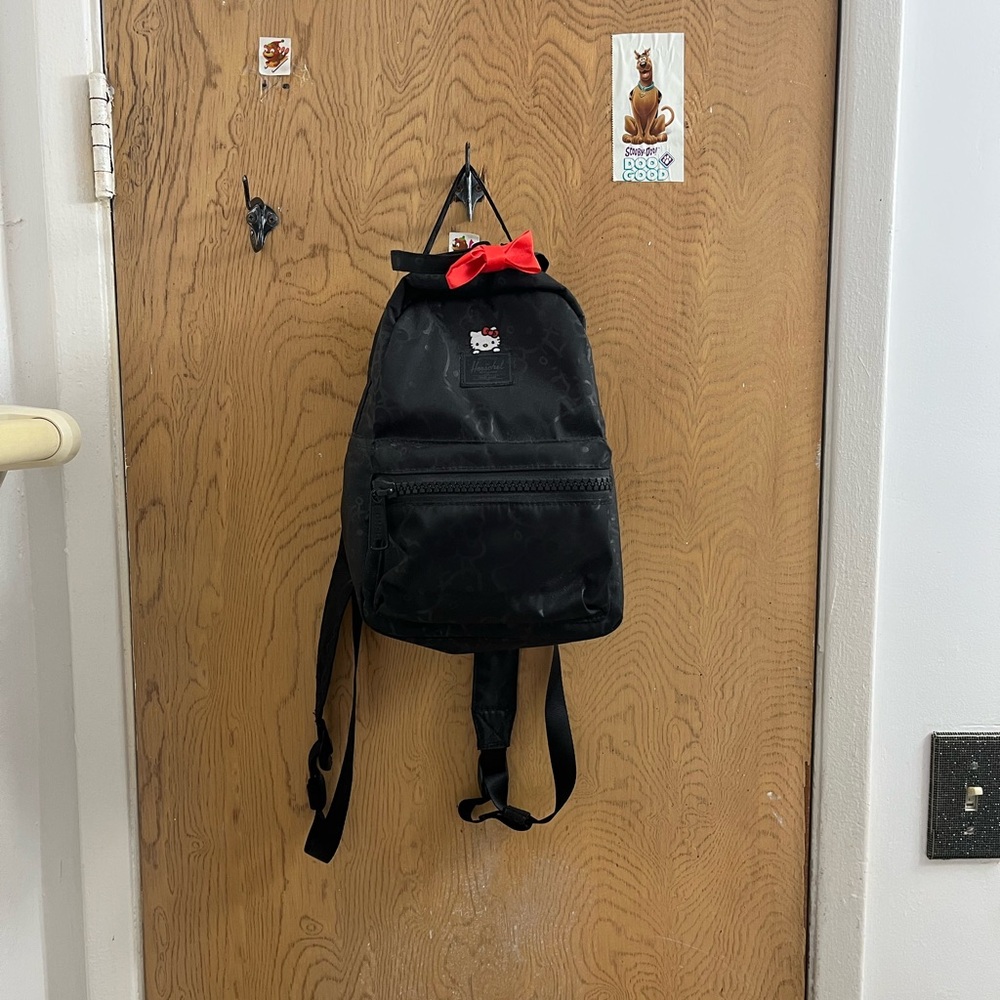 Hello Kitty Black Backpack